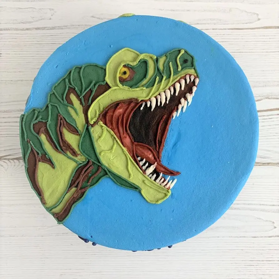 T. Rex Dinosaur Cake