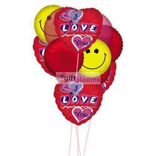 Smiles & love Balloons Romantic Balloon Bouquets