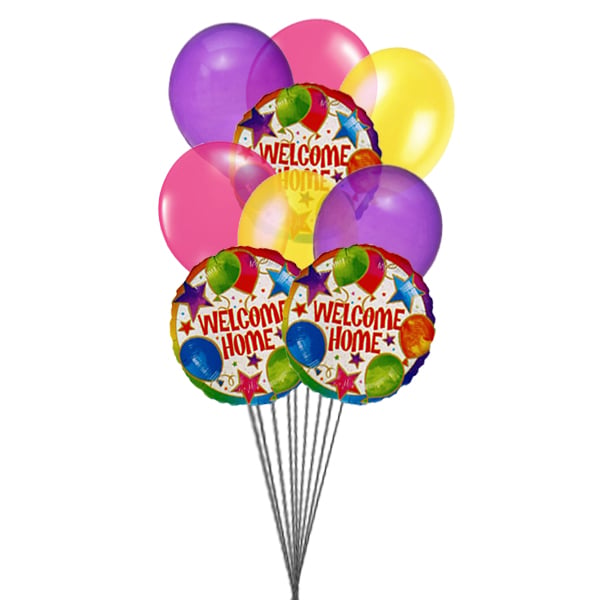 A Big home (6 Latex Balloons and 3 Mylar Balloons)