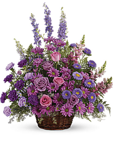 Gracious Lavender Basket (Standard)