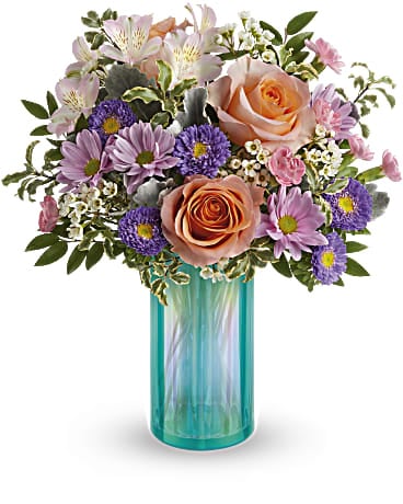 Aqua Rose Bouquet (Standard)