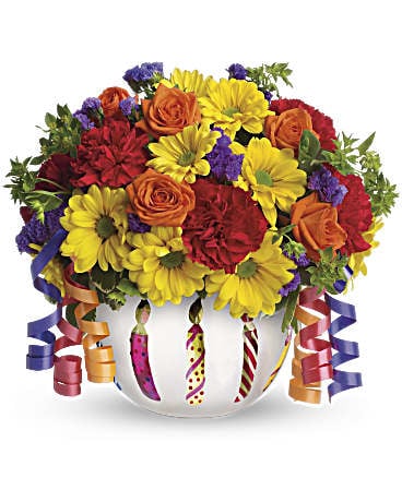 Brilliant Birthday Blooms (Standard)