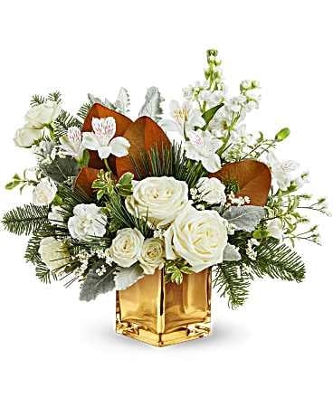 Giftblooms Golden Glitz Bouquet (Standard)