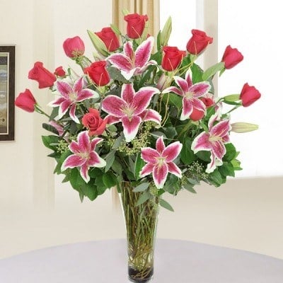 Elegant Flower Vase (As Shown)