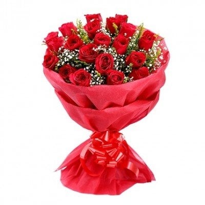 Love Bunch Of 20 Red Roses (As Shown)