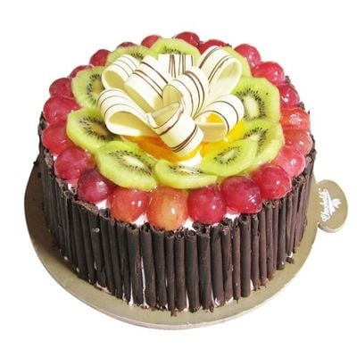 Five Star Chocolate Fruit Cake (As Shown)