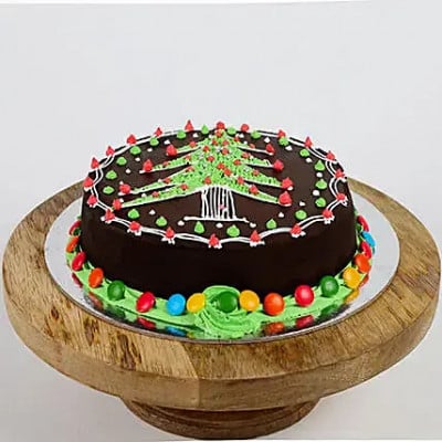 Christmas Choco Gem Cake 1 Kg