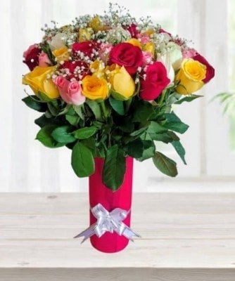 Mix Roses Bouquet (As Shown)