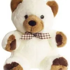 24 Inches Teddy Off White With Brown (As Shown)