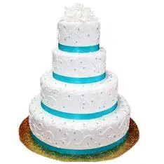 4 Tier Premium Cake (As Shown)