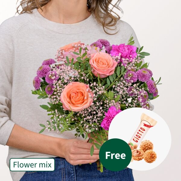 Flower Mix BlÃ¼tenfreude with 3 Ferrero Giotto