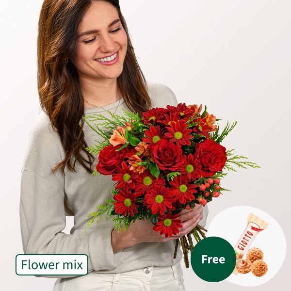 Flower Mix WintergefÃ¼hl with 3 Ferrero Giotto