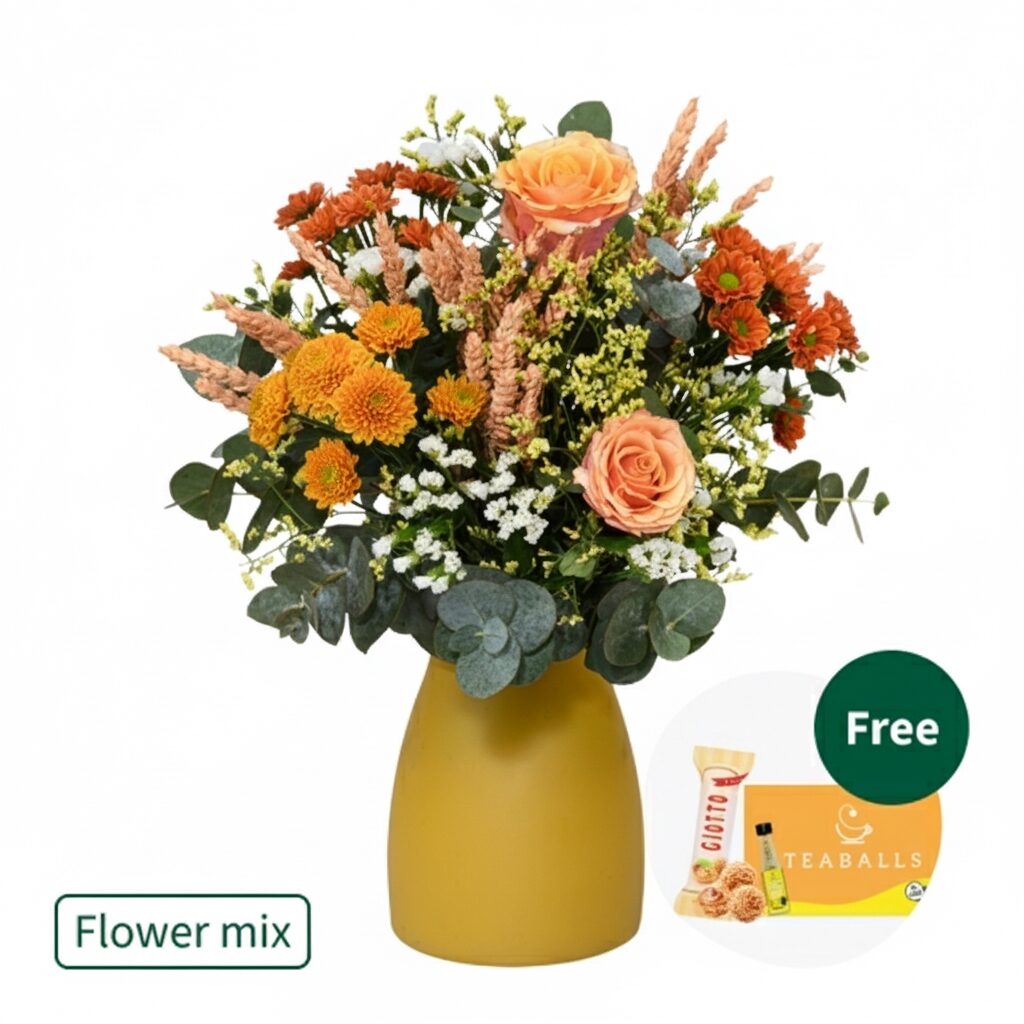 Flower Mix Herbstgefluster with Teaballs & 3 Ferrero Giotto