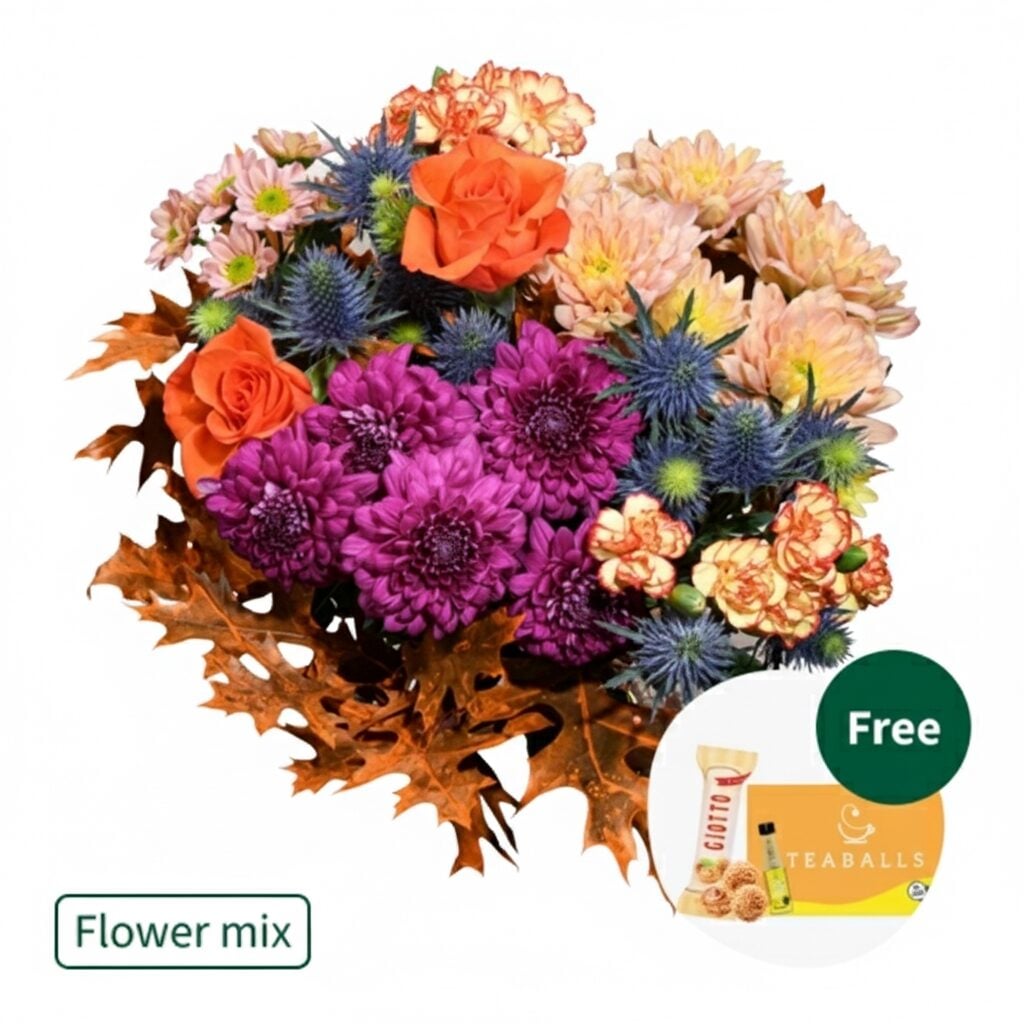 Flower Mix Farbzauber with Teaballs & 3 Ferrero Giotto