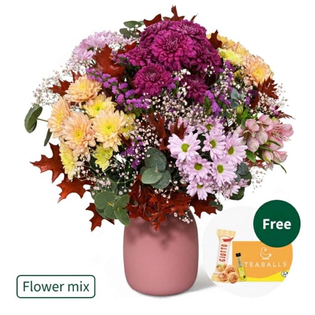 Flower Mix Herbstmarchen with Teaballs & 3 Ferrero Giotto