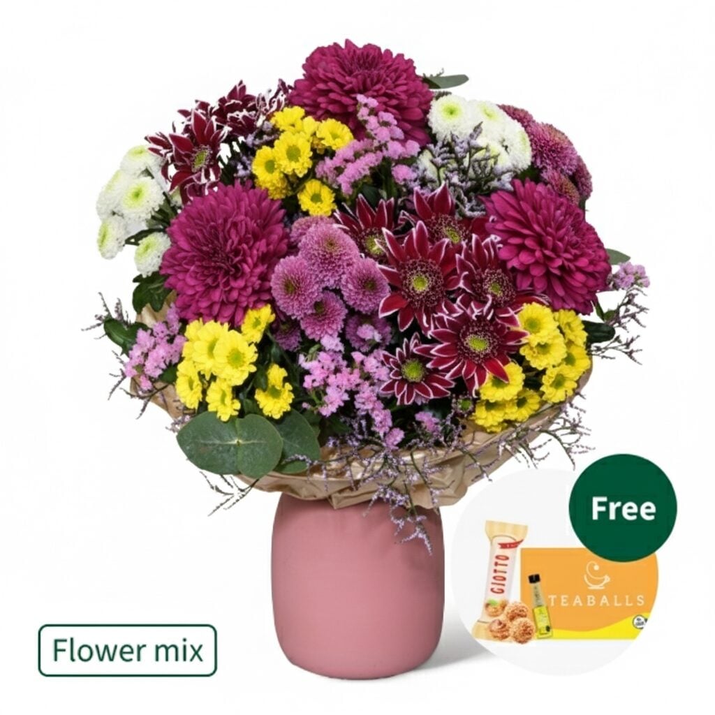 Flower Mix Blutenpracht with Teaballs & 3 Ferrero Giotto