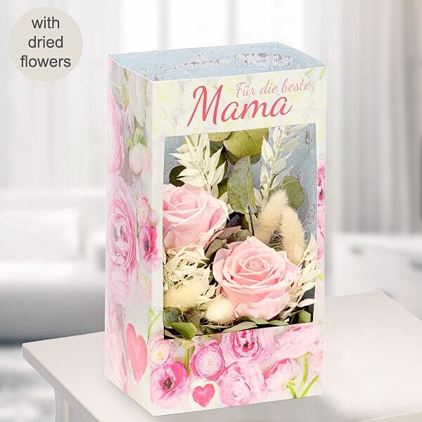 Flowers in a window box "For the Best Mom"