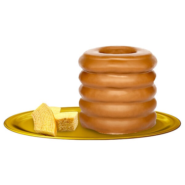 Pyramid Cake with fine milk chocolate coating