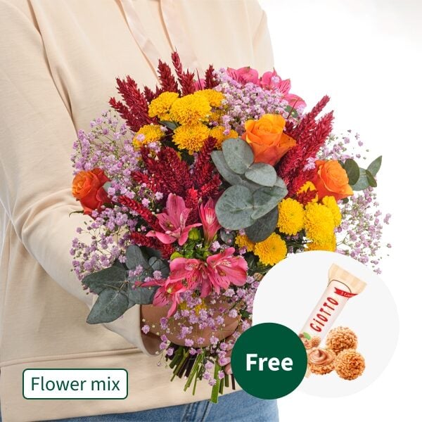 Flower Mix BlÃ¼tenwiese with 3 Ferrero Giotto