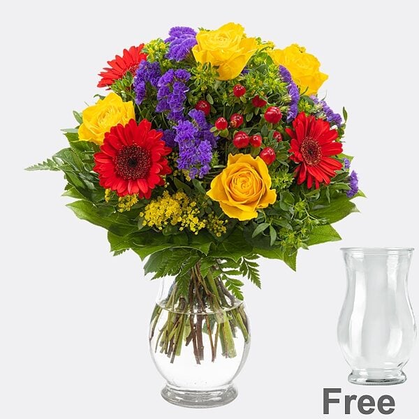 Flower Bouquet BlÃ¼tenfee with vase