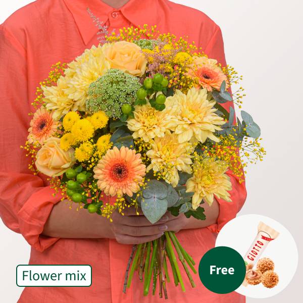 Flower Mix Blumenwunder with 3 Ferrero Giotto