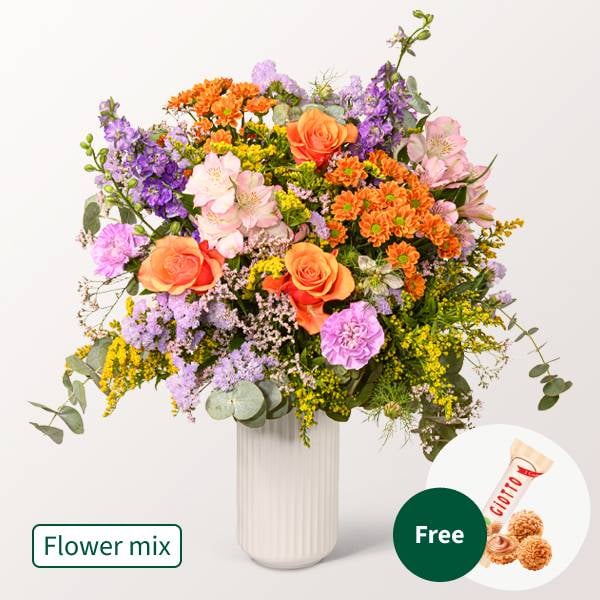 Flower Mix Blutenfest with 3 Ferrero Giotto