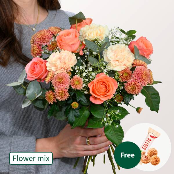 Flower Mix Blumengedicht with 3 Ferrero Giotto