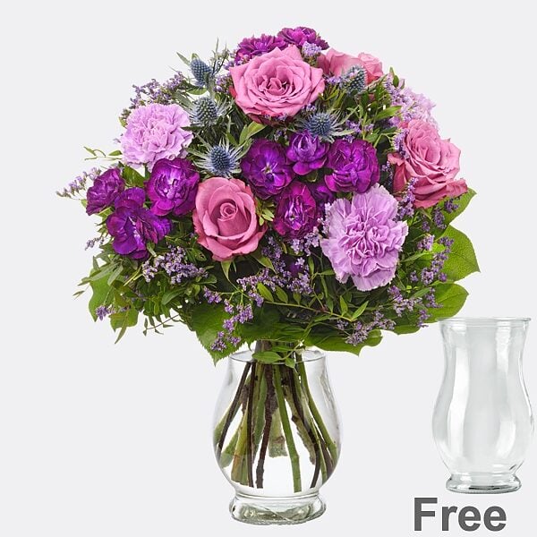 Flower Bouquet Herbstzauber with vase