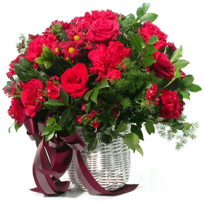 Flower fruit basket