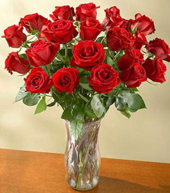 21 Red Roses Arrangement