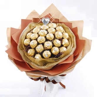 24 chocolates bouquet