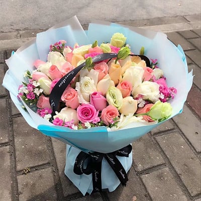 Colorful sugar (36 roses)