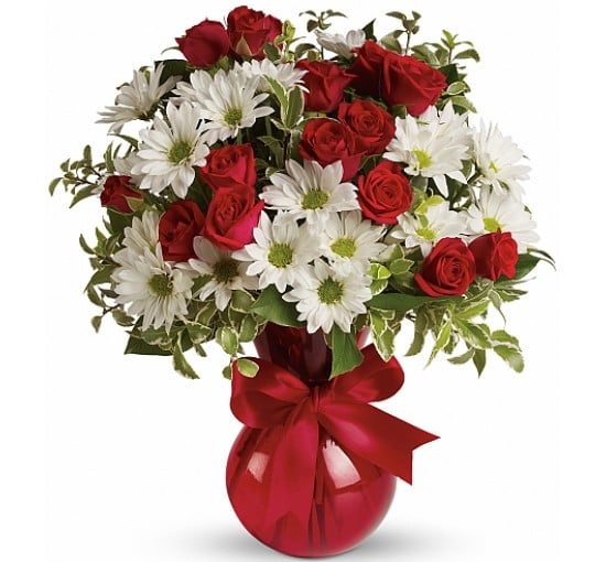 Scarlet White Bouquet (Basic)