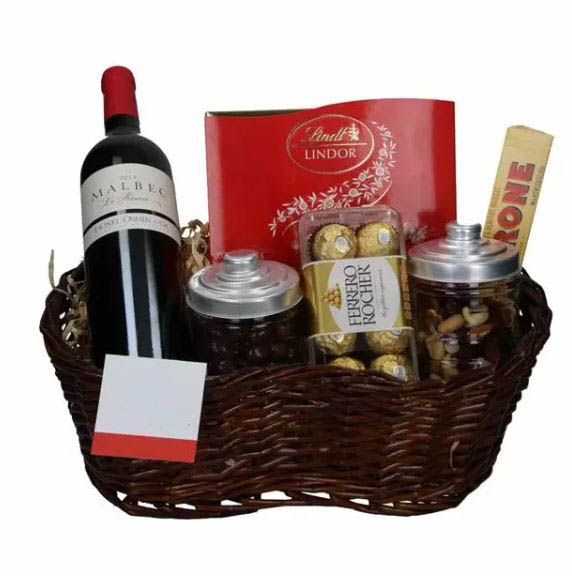 Malbec and Chocolate Basket