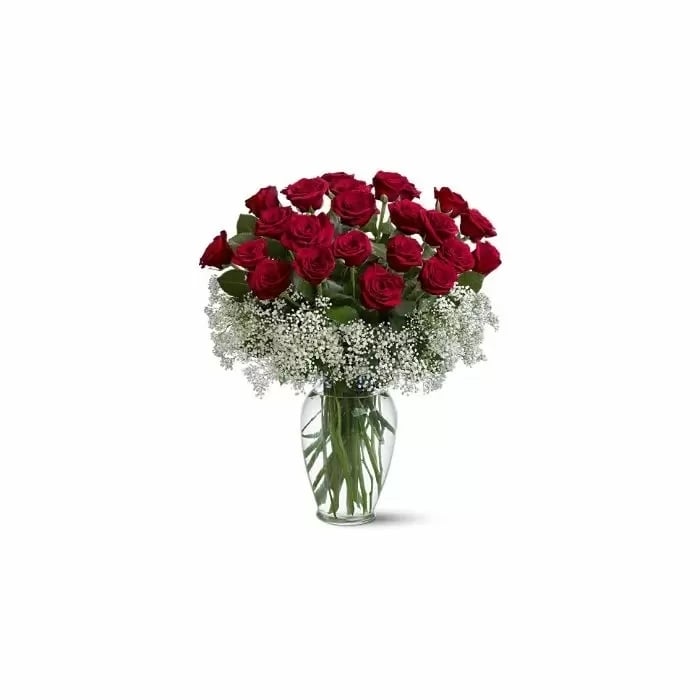Bouquet of 24 Red Roses
