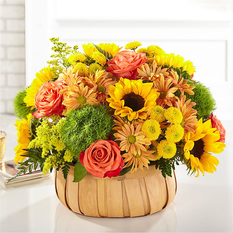 Harvest Sunflower Basket (Standard)