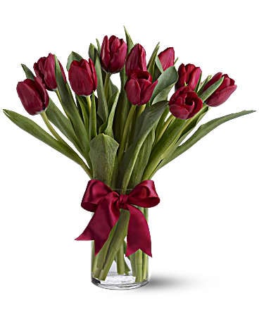 Radiantly Red Tulips (Standard)