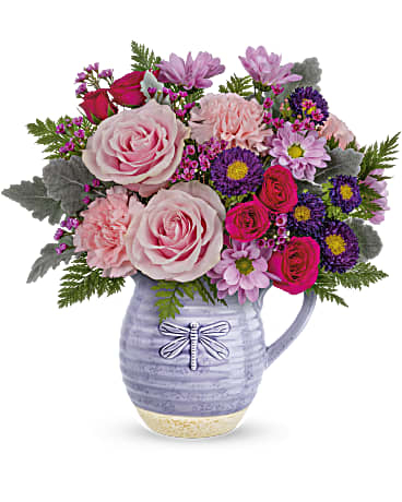 Playful Pitcher Bouquet (Standard)