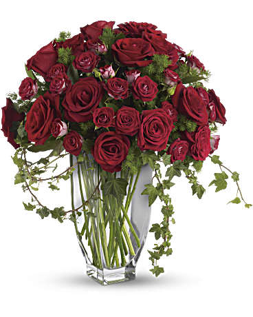 Rose Romanesque Bouquet - Red Roses