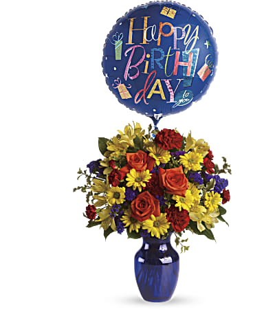 Fly Away Birthday Bouquet (Standard)