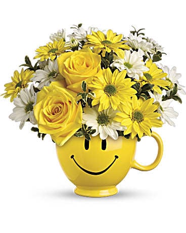 Be Happy Bouquet with Roses (Standard)