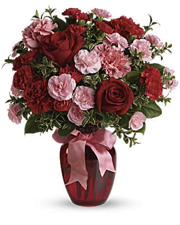 Dance with Me Bouquet with Red Roses (Standard)