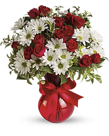 Red, White And You Bouquet by (Standard)