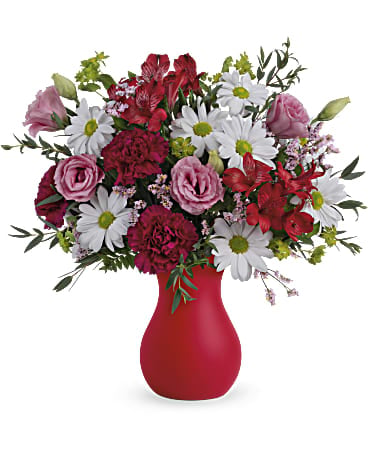 Kissed With Crimson Bouquet (Standard)