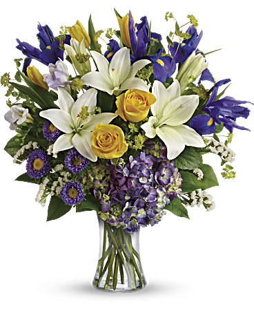 Giftblooms Floral Spring Iris Bouquet (Standard)