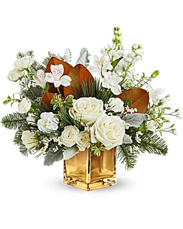 Giftblooms Golden Glitz Bouquet (Standard)