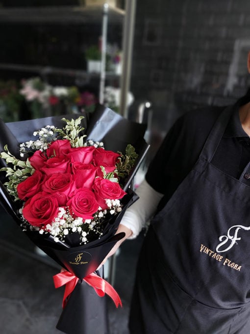 12 Red Rose Bouquet