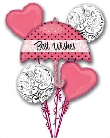 New Pink Wedding Balloon Bouquet