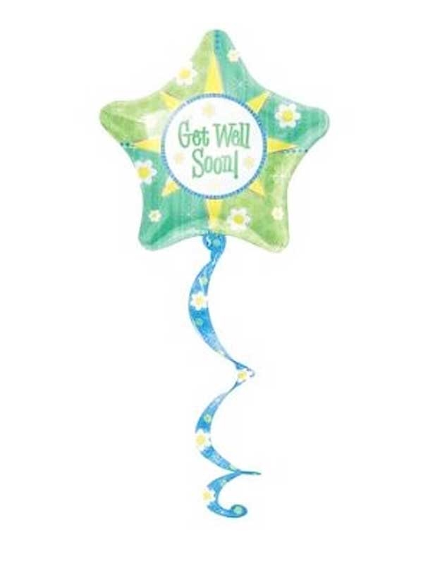 51 Inch Get Well Soon Air Walker Balloon