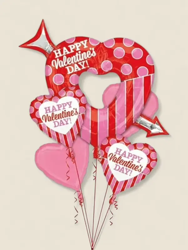 Valentine Open Arrow Heart Bouquet